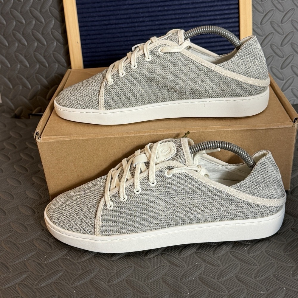 Olukai Womens Pehuea Li Convertible Casual Shoes Sneakers Size 8 Tapa / Sand